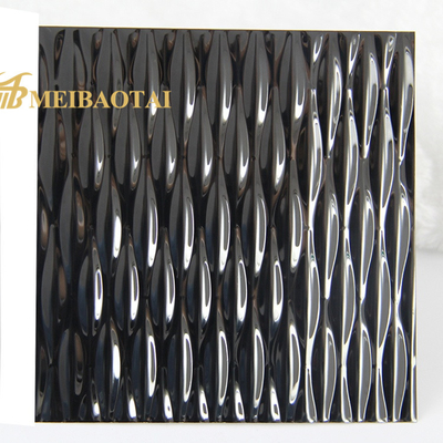5WL Black Mirror Stamped 304 201 Stainless Steel Metal Plate