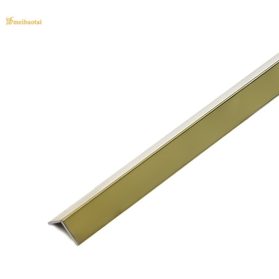 ASTM AISI Cold Rolled Stainless Steel Tile Trim Gold Plating