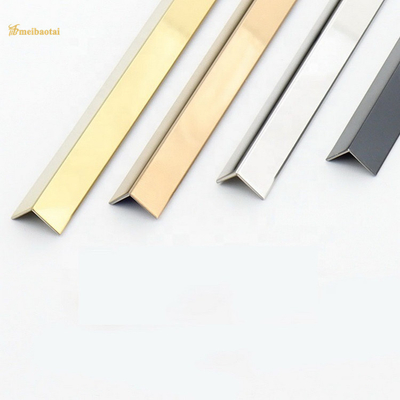 ASTM AISI Cold Rolled Stainless Steel Tile Trim Gold Plating