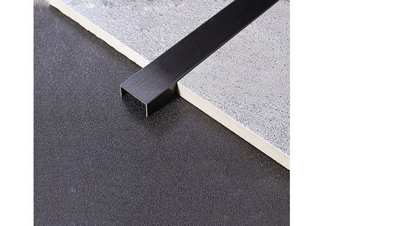 좋은 가격 장식용 스테인리스 스틸 타일 트림 12mm PVD 스테인리스 스틸 U 트림 온라인으로