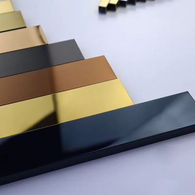 좋은 가격 미러 헤어 라인 스테인리스 스틸 타일 코너 트림 장식 중국 공장 온라인으로