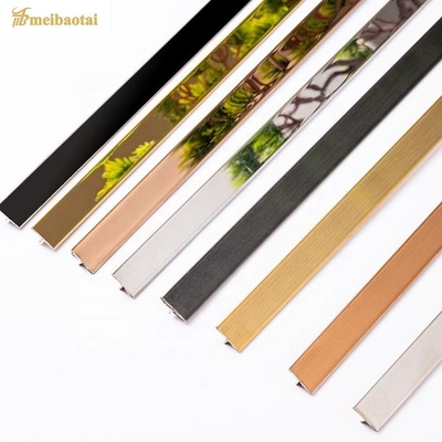 솔 Ｔ 형상 스테인레스 강 타일 정비 0.55MM 두께 반대 지문