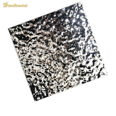 1219*2438mm 물 잔물결 스테인레스 강판 4 피트 편평 형상