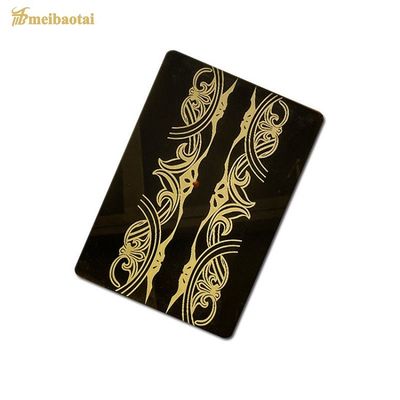 8피트 X 4피트 304 스테인리스 스틸 엘리베이터 시트 1.0mm 두께, 장식용 리프트 플레이트용 폴리싱/에칭 표면