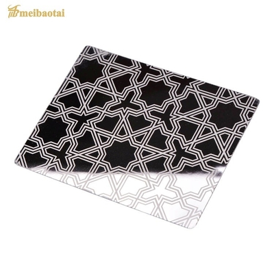 최고 반사경 에칭된 스테인레스 강판 1219x2438mm 0.85 밀리미터