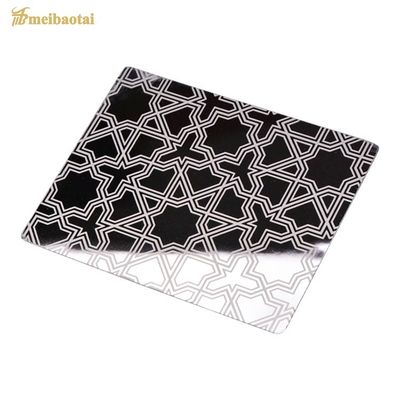 장식용으로 사용되는 슈퍼 미러 마감 304 스테인리스 스틸 에칭 시트 1219x2438mm