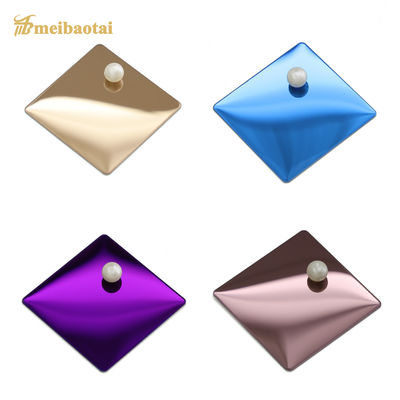 좋은 가격 PVD 플래팅 거울 장식 스테인리스 스틸 시트 4x8 0.6mm 두께 온라인으로