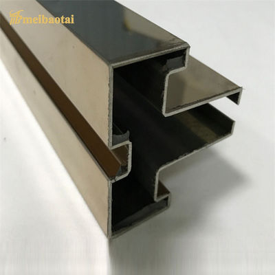 좋은 가격 불규칙한 모양이 형성된 등급 304 스테인레스 강 타일 정비는 벽 단부를 장식합니다 온라인으로