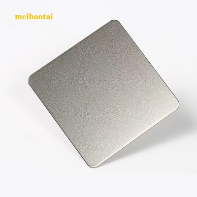 SS201J2 0.65MM 은 샌드블래스트 스테인리스 스틸 컬러 시트 장식판