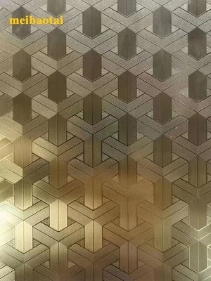 좋은 가격 DIN 0.95mm Thk 금 거울 외관용 스테인리스 스틸 장판 온라인으로