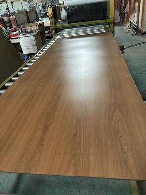 좋은 가격 모방 고형 나무 곡물 스테인리스 스틸 시트 호텔 장식 온라인으로