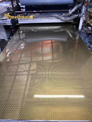 좋은 가격 금 거울 에칭 스테인리스 스틸 엽 냉 laminated SS 판 온라인으로