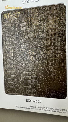 좋은 가격 3D 벽 모방 고대 구리 장식 스테인리스 스틸 시트 온라인으로