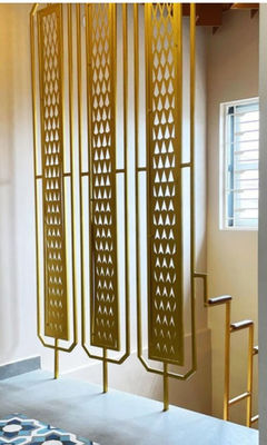 좋은 가격 호텔 및 가정 장식 스테인레스 스틸 룸 디바이더 로즈 골드 브론즈 및 골드 색상 사용자 정의 가능한 크기 및 패턴 온라인으로