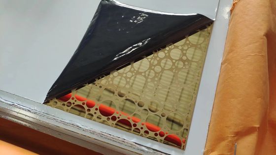 좋은 가격 1.0mm 두께 금 거울 에치 스테인리스 스틸 시트 엣지 온라인으로