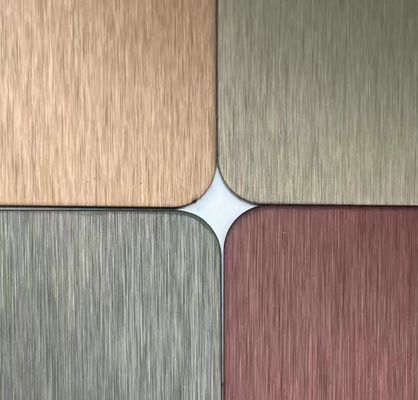 좋은 가격 4피트 NO.4 완성된 SS 장식판 0.65mm 두께 온라인으로