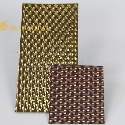 좋은 가격 금 장미 금 스탬프 장식 스테인리스 스틸판 304 스테인리스 스틸 1219x2438mm 온라인으로