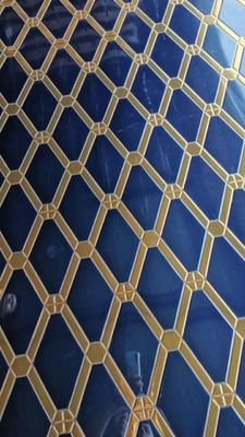 좋은 가격 투톤 패턴 스테인리스 스틸 스탬핑 플레이트 장식 캐비닛, 바 온라인으로