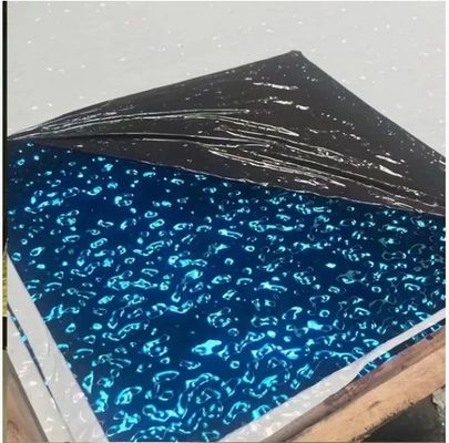 좋은 가격 내부 및 건축 디자인을위한 물 물결 스테인리스 스틸 시트 온라인으로