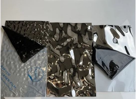 좋은 가격 실내 디자인용 대형 물결 무늬 스테인리스 스틸 시트 온라인으로