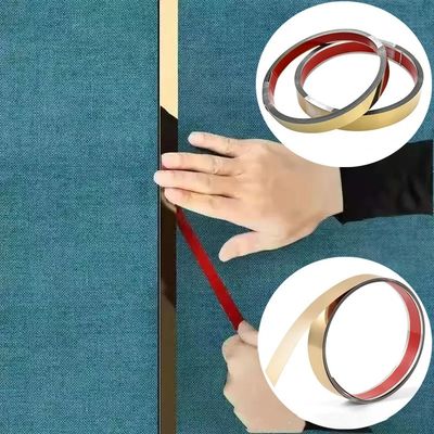 좋은 가격 금속 스테인리스 스틸 타일 트림 플랫 테이프 접착 롤 온라인으로