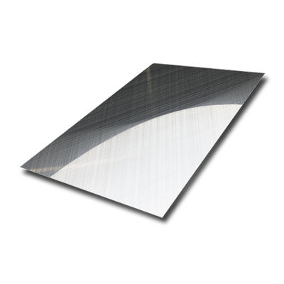 좋은 가격 크로스 브러쉬 304 등급 헤어 라인 스테인리스 스틸 시트 1219x2438mm 건축 장식용 판 온라인으로