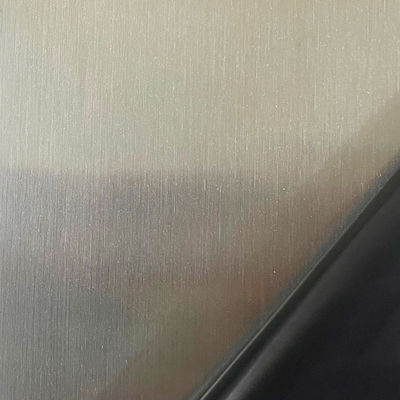 좋은 가격 0.55mm 두께 1219x2438mm PVD 컬러 코팅 헤어라인 스테인리스 스틸 시트 (스코치 브라이트 마감) 온라인으로