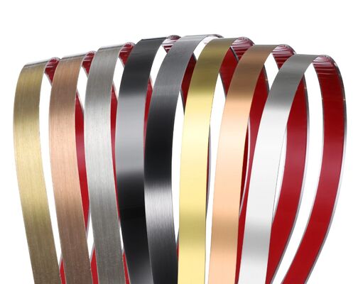 좋은 가격 스테인레스 스틸 스트립 껍질 및 벽, 화장 장식을위한 스틱 스트립 온라인으로