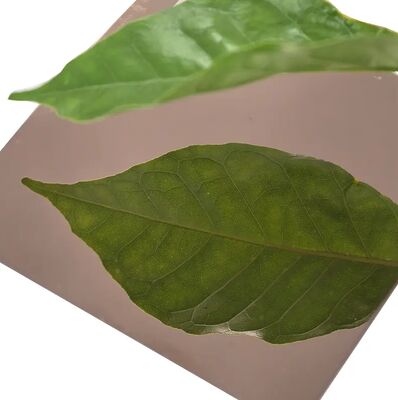 가정 장식을 위한 내구성 있는 304 로즈 골드 미러 스테인리스 스틸 패널