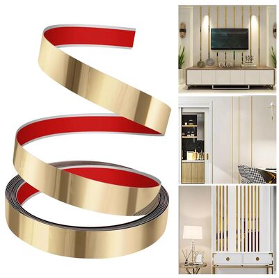Luxury Stainless Steel Decorative Flat Bar Trim For Furniture & Wall