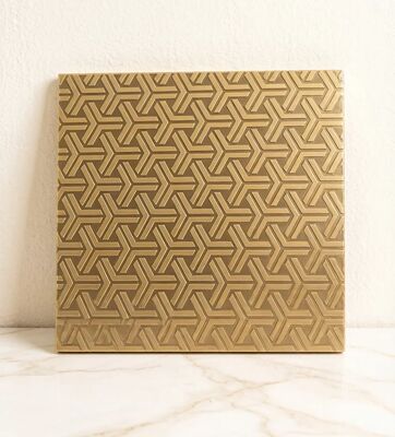 Silver Super Mirror PVD Gold  Etched Stainless Steel Sheet 1.00mm Thickness