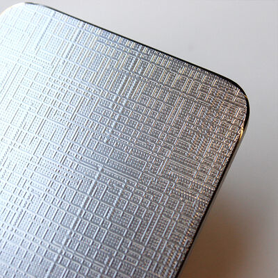 좋은 가격 304 스테인레스 스틸 엠보스 엽판, 슬리트 엣지, 0.85mm 두께 온라인으로