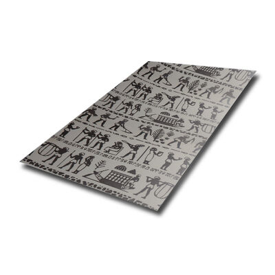 이집트-패턴 등급 304 스테인리스 스틸 엘리베이터 시트 1219x3048mm 크기 장식용 애플리케이션