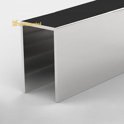 좋은 가격 304 스테인리스 스틸 U 채널 타일 트림 0.65mm 두께와 장식 코너 보호를 위한 거울 표면 온라인으로