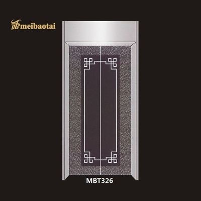 슬릿 에지와 MBT 승강기 스테인레스 강판 검정색 3048 밀리미터 길이