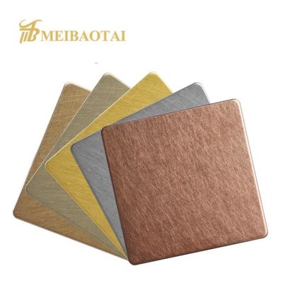 좋은 가격 장식적 스테인레스 강판 금속 3 밀리미터 304 등급 비베르레이션 기술 온라인으로