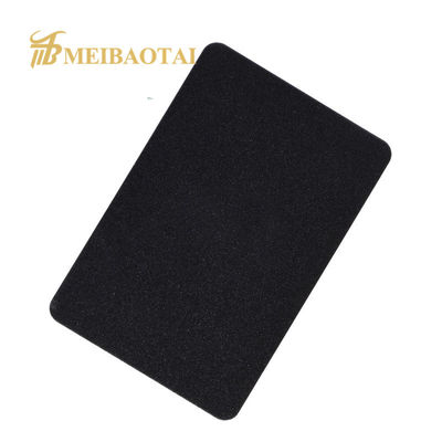 우아한 벽 패널을 위해 모래 튀긴 0.75mm 두께 반 지문 장식 스테인리스 스틸 시트