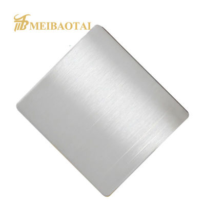 벽 패널 및 트림용 PVD 코팅 430 등급 헤어라인 스테인리스 스틸 시트 1219x2438mm