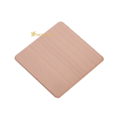PVD 코팅 스테인리스 스틸 패널 4x8 7c PVC 필름