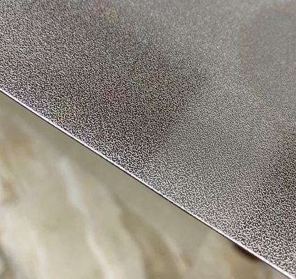 좋은 가격 SS304  4*8ft 0.65 밀리미터 스테인레스강은 시트 외장 플레이트를 엠보싱 처리했습니다 온라인으로