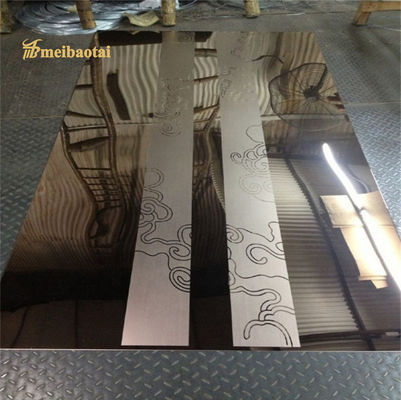 좋은 가격 에칭된 승강기 스테인레스 강판 1.0mm-3.0mm 두께 슬릿 에지 온라인으로