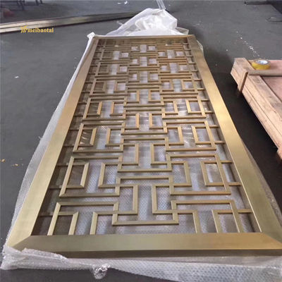 좋은 가격 201 304 스테인레스 스틸 룸 디바이더 고대 청동 틈 온라인으로