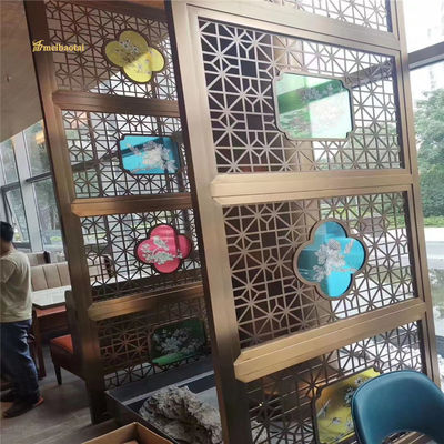 좋은 가격 호텔 레스토랑 엔지니어링 스테인리스 스틸 파티션 온라인으로