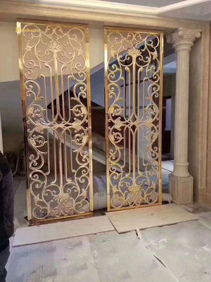 좋은 가격 201 304 스테인레스 스틸 룸 셰이크 모양 분단기 호텔 장식 온라인으로