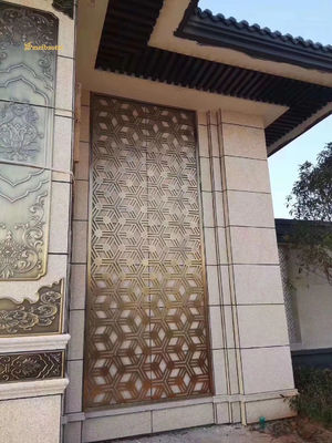 좋은 가격 맞춤형 디자인 로즈 골드 헤일린 스테인리스 스틸 룸 디바이더 장식 벽 온라인으로