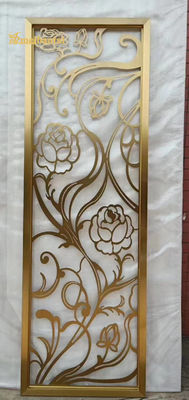 좋은 가격 금 거울 스테인리스 스틸 룸 디바이더 0.3-3.0mm 두께 온라인으로