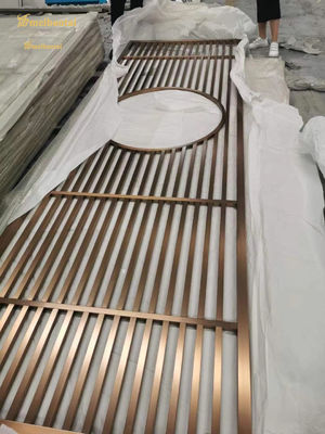 좋은 가격 MBT 컬러 헤어 라인 스테인리스 스틸 룸 디바이더 호텔 장식 온라인으로