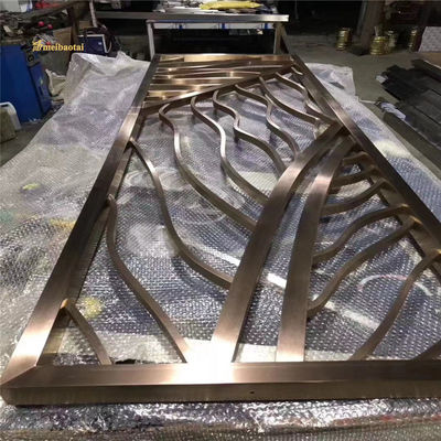 좋은 가격 장식 MBT 구리 구리 스테인리스 스틸 룸 디바이더 두께 3.0mm 온라인으로