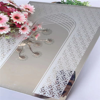 좋은 가격 미러 에치 201 등급 스테인리스 스틸 에치 시트 1219x3048mm 현대 디자인 응용 프로그램 온라인으로