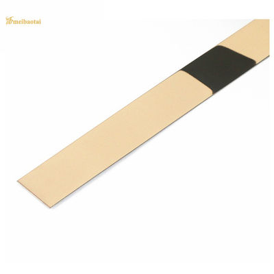 304 스테인리스 스틸 껍질 및 스틱 장식 벽 타일 트림 3048mm 길이